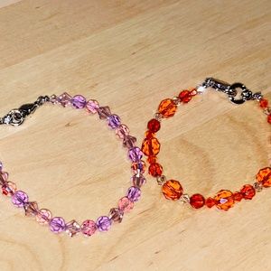 Genuine Swarovski Jewelry.  Price includes 2 bracelets!
